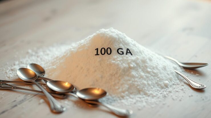 100 g cukru ile to łyżeczek
