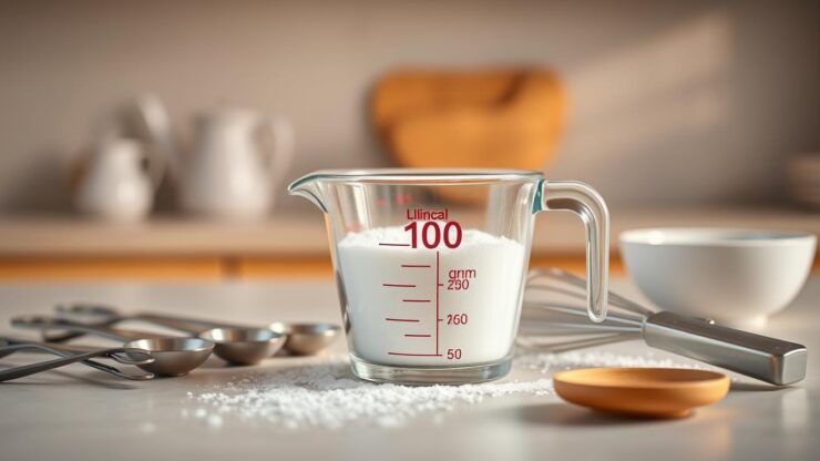 100 g cukru pudru ile to szklanek