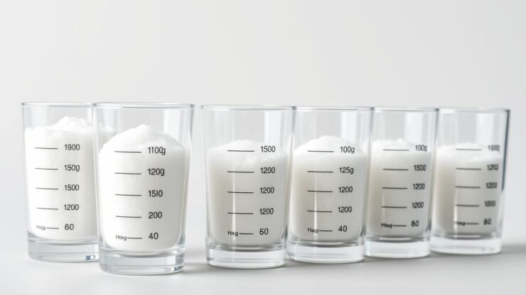 120 g cukru ile to szklanek