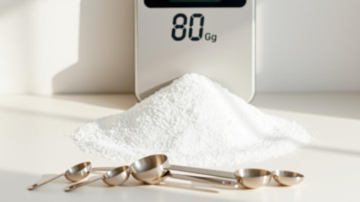 80 gram cukru ile to łyżek